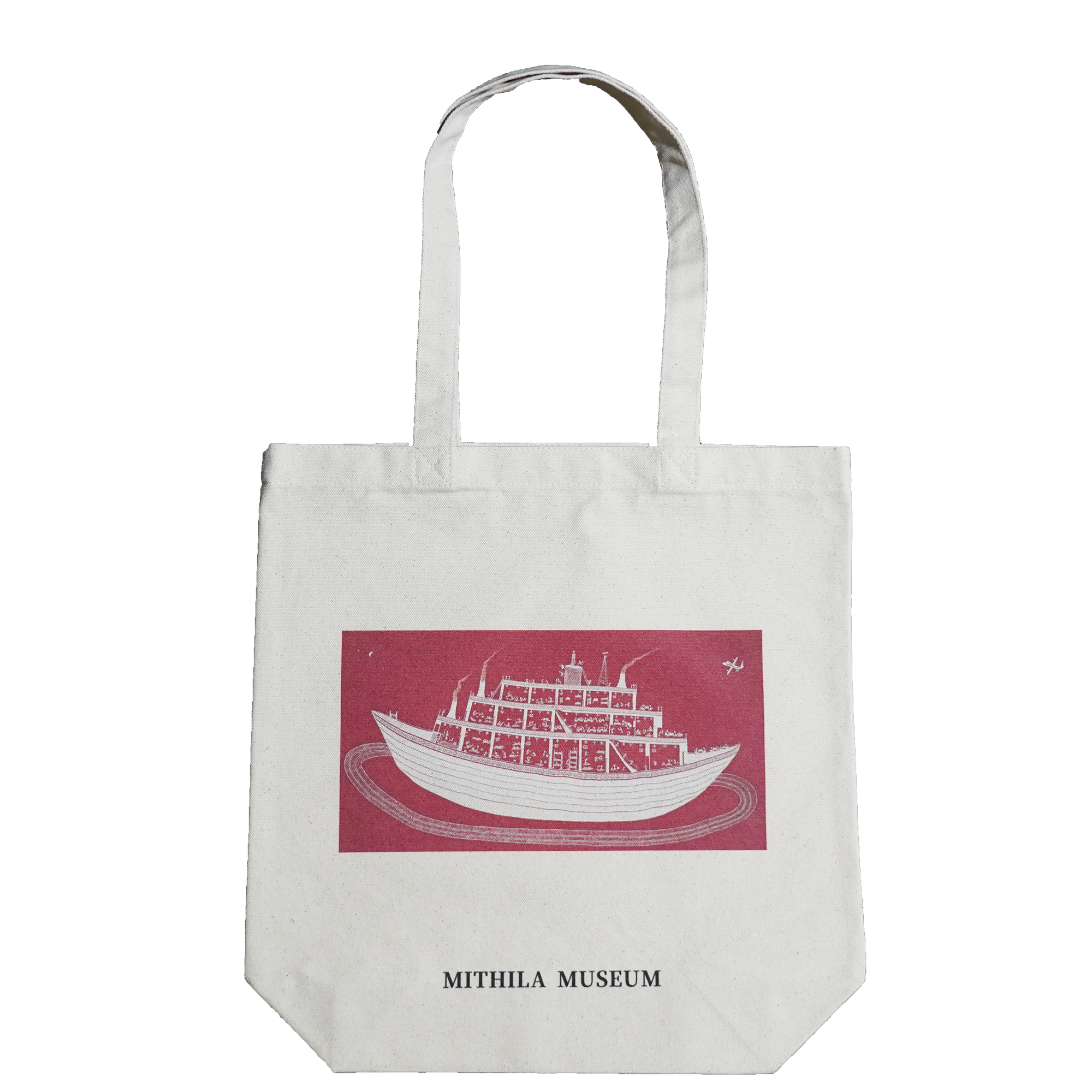 新作】ミティラー美術館オリジナルトートバッグ「船」 | ミティラー